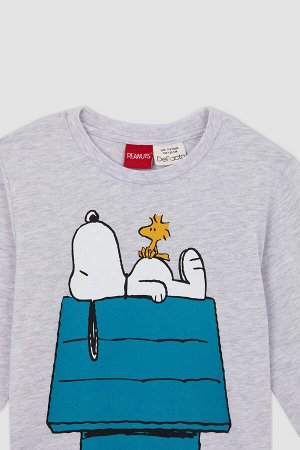 DEFACTO Пижамный комплект с длинными рукавами Boy Snoopy