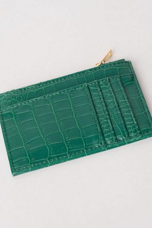 Addax Темно-зеленый бумажник-держатель карты
