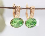 Серьги с кристаллами Swarovski