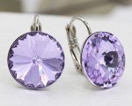 Серьги с кристаллами Swarovski