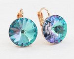 Серьги с кристаллами Swarovski