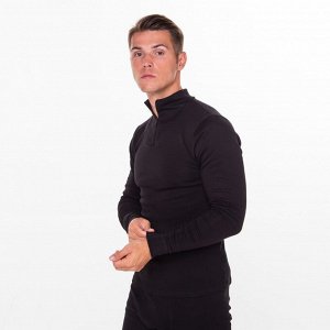 Термобельё мужское (джемпер, кальсоны), цвет чёрный