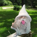 Фигурка интерьерная &quot;Гном в белой шляпе&quot;
