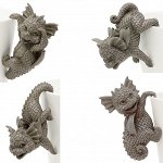 Фигура интерьерная &quot;Забавные дракончики&quot; (4 штуки)