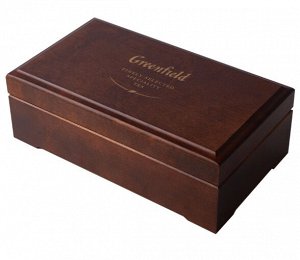Подарочный набор: 8 видов чая в пакетиках в деревянной шкатулке, 96шт.