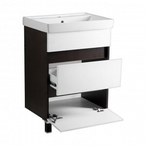 Комплект мебели для ванной: Тумба "Киото 60" + раковина "Енисей", 44 х 58 х 82 см