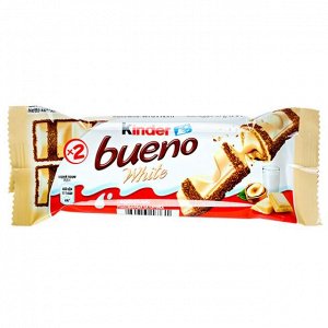 Батончик Kinder Bueno White 39 г