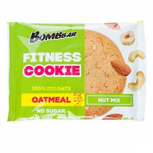 Печенье Bombbar FITNESS COOKIE nut mix 40 г