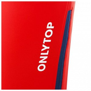 Брюки спортивные ONLYTOP unisex, цвет красный