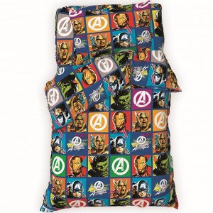 КПБ 1,5 сп "Avengers" 143*215 см, 150*214 см, 50*70 см -1 шт, бязь 4982878