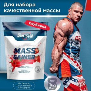 Гейнер GENETICLAB MASS GAINER (20/70) - 1 кг