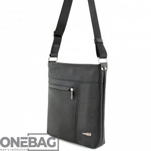 Сумка мужская ONEBAG средняя на регулируемом плечевом ремне(min:975, max:1575)