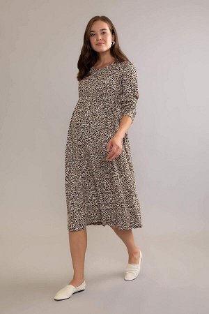 Платье миди для беременных классического кроя