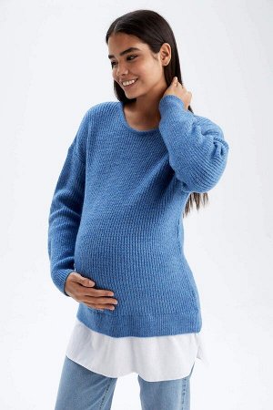 Трикотажный свитер для беременных New Regular Fit
