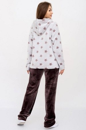 Костюм. Цвет: серый/коричневый