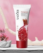 Очищающая пенка для умывания Sadoer с экстрактом граната, 100 гр
