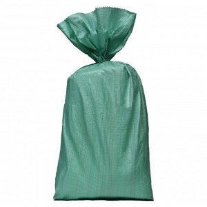 Мешок полипропиленовый 70 х 120 см, для строительного мусора, зеленый, 70 кг