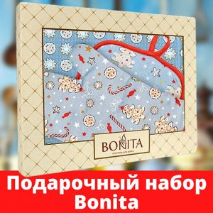 Подарочный набор Bonita, Имбирный пряник/Прихватка кухонная/Полотенце кухонное/Рукавица кухонная