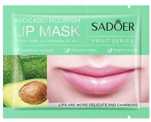 Увлажняющая, питательная маска для губ SADOER