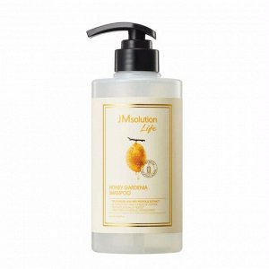 JMSolution Shampoo Honey Gardenia Life Шампунь для волос с золотом и пептидами, 500 мл