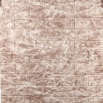 Самоклеющаяся панель для стен, водонепроницаемая, Мрамор коричневый, 70x77x0,4 см