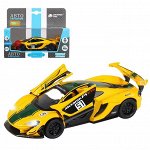 Модель 1:32 Mclaren P1 GTR, желтый 1251400JB Автопанорама