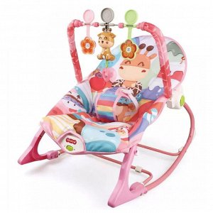Шезлонг детский "Жирафик" - Кресло-качалка для новорождённых