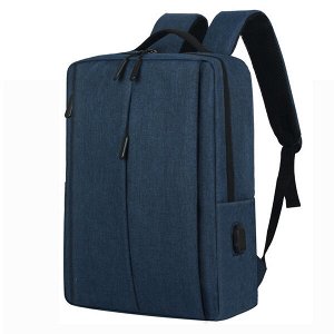Рюкзак с USB портом. 3519 dark blue