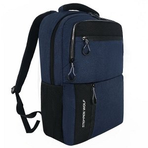 Рюкзак с USB портом. 86-33 blue