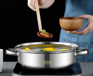 Набор посуды "Sheng Bi De" Golden Pair / Пароварка + сковорода
