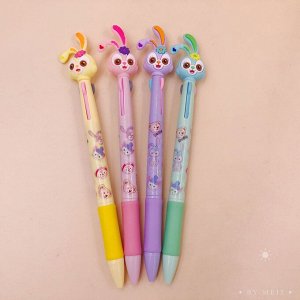 Ручка многоцветная Зайчик 3 цвета