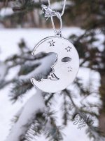 Елочная игрушка &quot;Месяц&quot;
