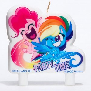 Свеча в торт "Party time", Little Pony