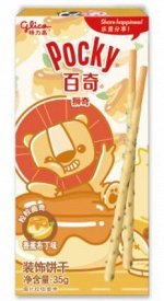 Палочки со вкусом бананового пудинга POCKY ANIMALS 35 гр