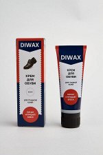DIWAX Крем для обуви в тубе с губкой БЕЛЫЙ 75мл