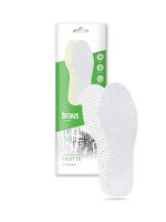 BRAUS Стельки FROTTE (махровая хлопковая ткань &quot;Фротте&quot;+мягкий латекс) БЕЗРАЗМЕРНЫЕ