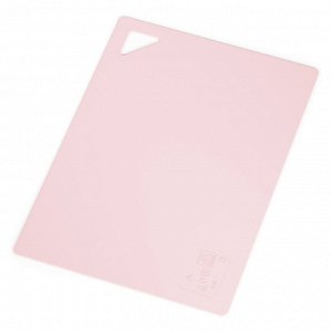 Доска разделочная пластмассовая гибкая 24,8х17,5х0,2см, розовый (Россия)