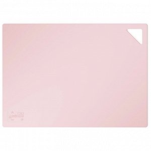 Доска разделочная пластмассовая гибкая 35,2х25,2х0,2см, розовый (Россия)