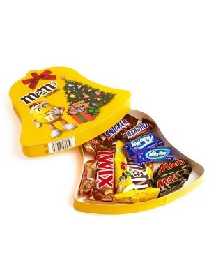 M&M's and Friends (168 гр) Колокольчик Новогодний подарочный набор
