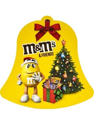 M&M's and Friends (168 гр) Колокольчик Новогодний подарочный набор