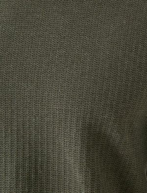 KOTON Базовый свитер с круглым вырезом и длинными рукавами