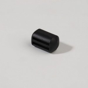 Наконечник для шнура, 10 мм, цвет чёрный