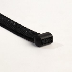 Наконечник для шнура, 10 мм, цвет чёрный
