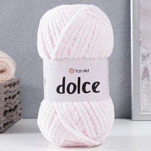 Пряжа "Dolce" 100% микрополиэстер 120м/100гр (781 телесный)