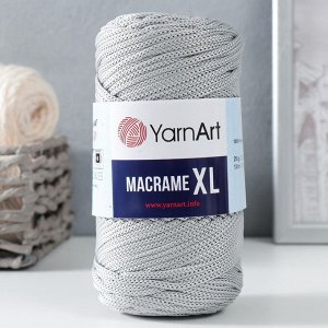 Пряжа "Macrame XL" 100% полиэстер 130м/250г (149 св.серый)