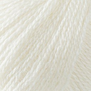 Пряжа "Silky Wool" 35% силк район, 65% мерино. вул 190м/25г (330 молочный)