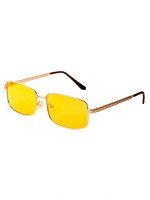 Очки для водителей антифары M28020 Золотистые