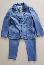 Костюм (пиджак+брюки) 221510 голубой O.MARINE