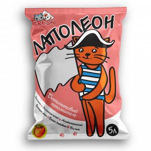 Наполнитель Лаполеон 5л Персик Комкующийся