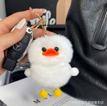 Мягкий брелок Уточка Утенок пушистый